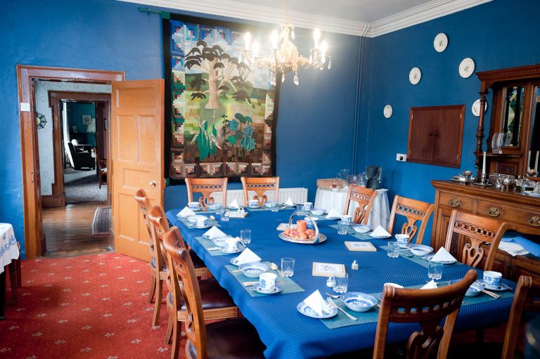 photo of the dining room of historic guesthouse Newpark House in Ennis, Co Clare